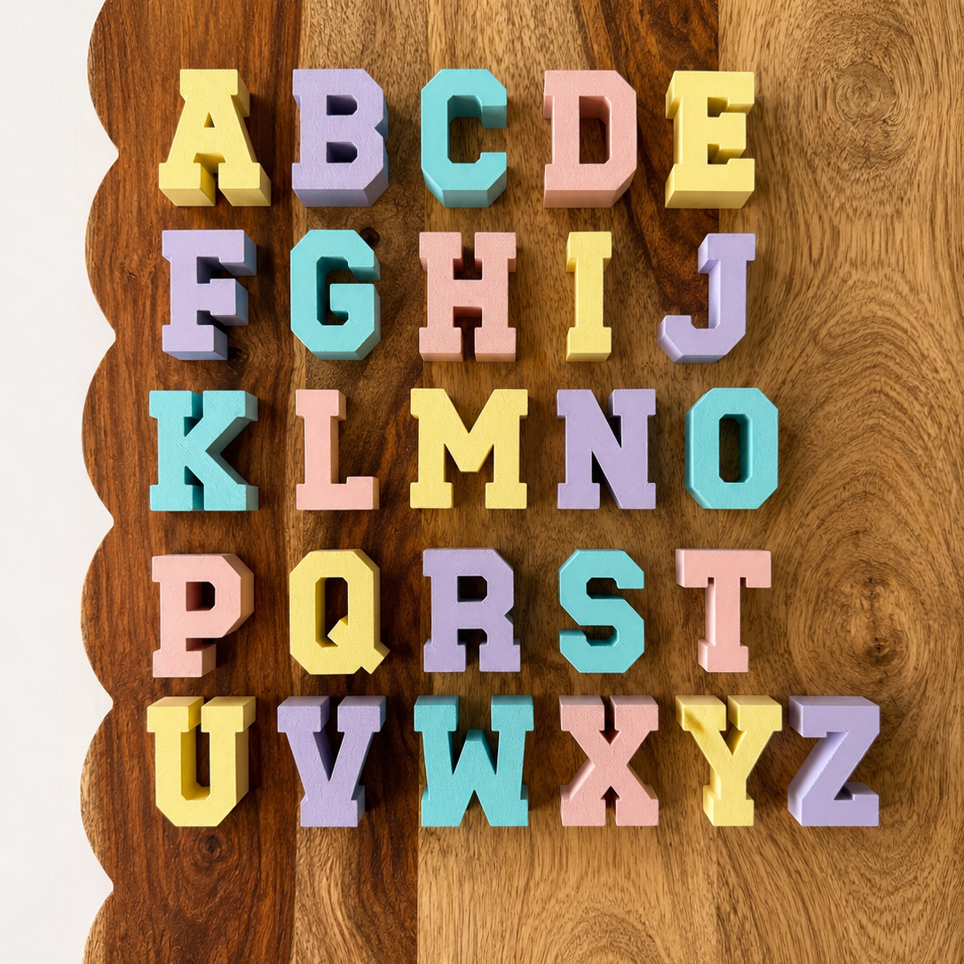 Stackable Alphabet Stamps