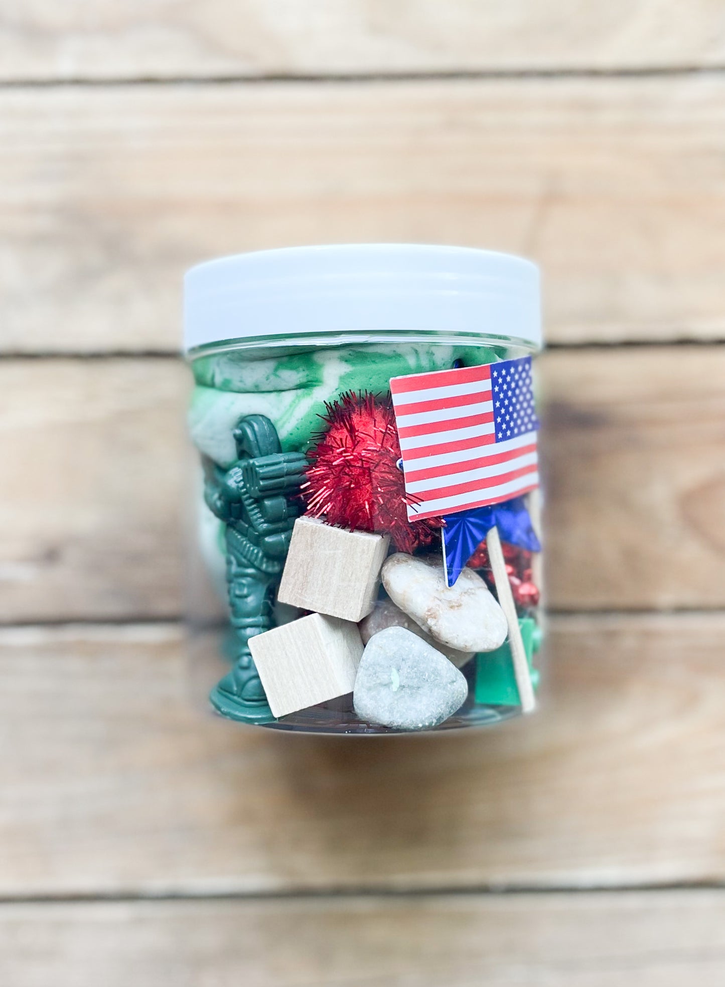 Patriotic Doughie Jar