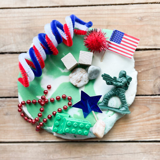 Patriotic Doughie Jar
