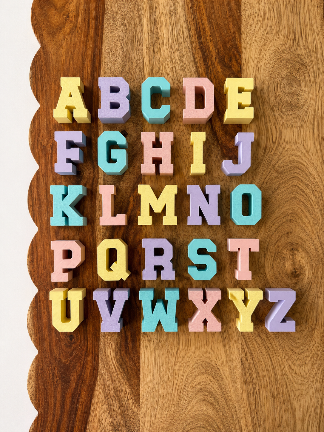Stackable Alphabet Stamps