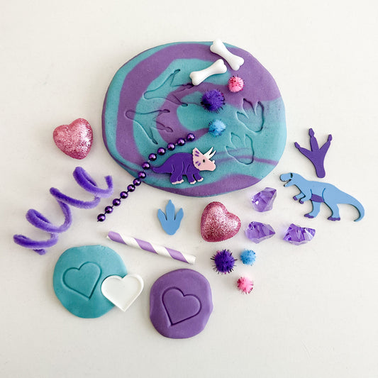 Valentines Dino 8oz Jar