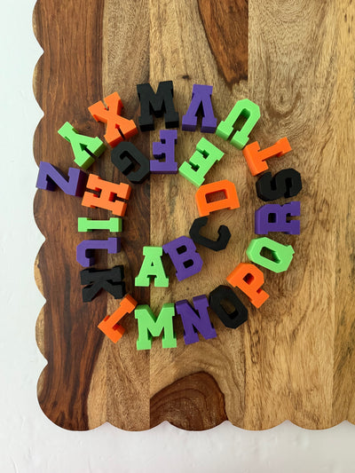 Halloween Alphabet Stamps