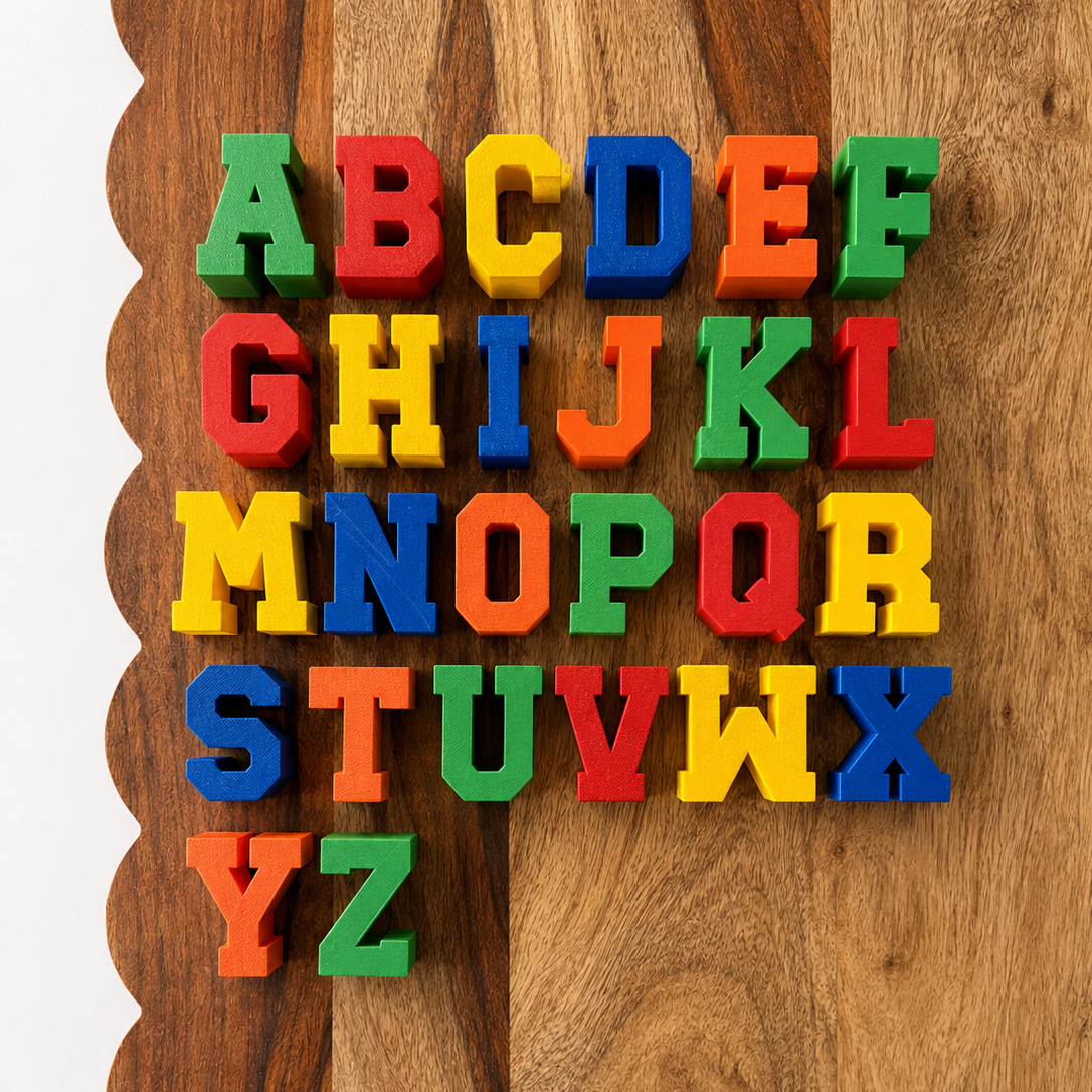Stackable Alphabet Stamps