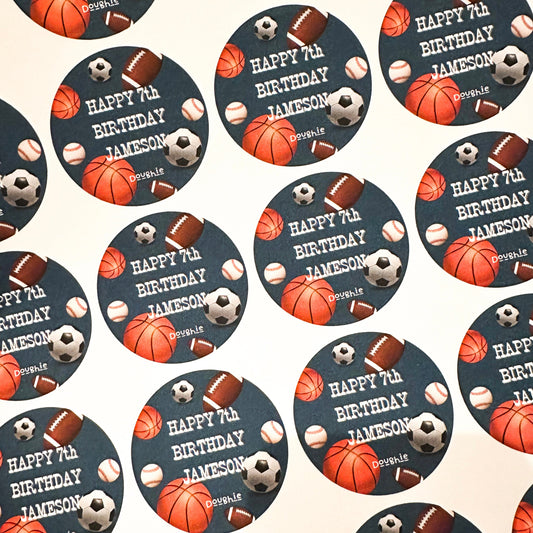 Party Favor Custom Stickers
